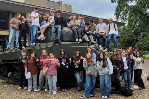 Klasse 8c zum Rückbesuch am Dorenweerd College