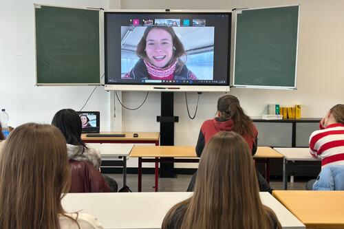 Unterricht in der Antarktis