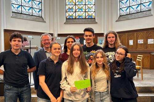 1. Platz beim Wettbewerb des ev. Kirchenkreises Moers
