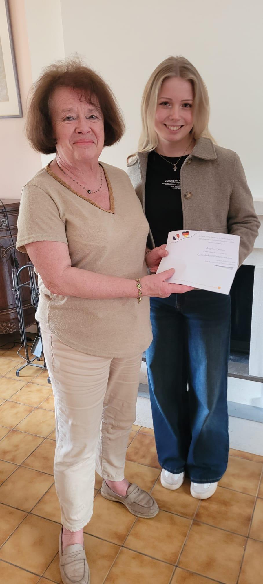 <b><i>Annie Millecamps, Vorsitzende von Mouvaux Jumelages</i></b>